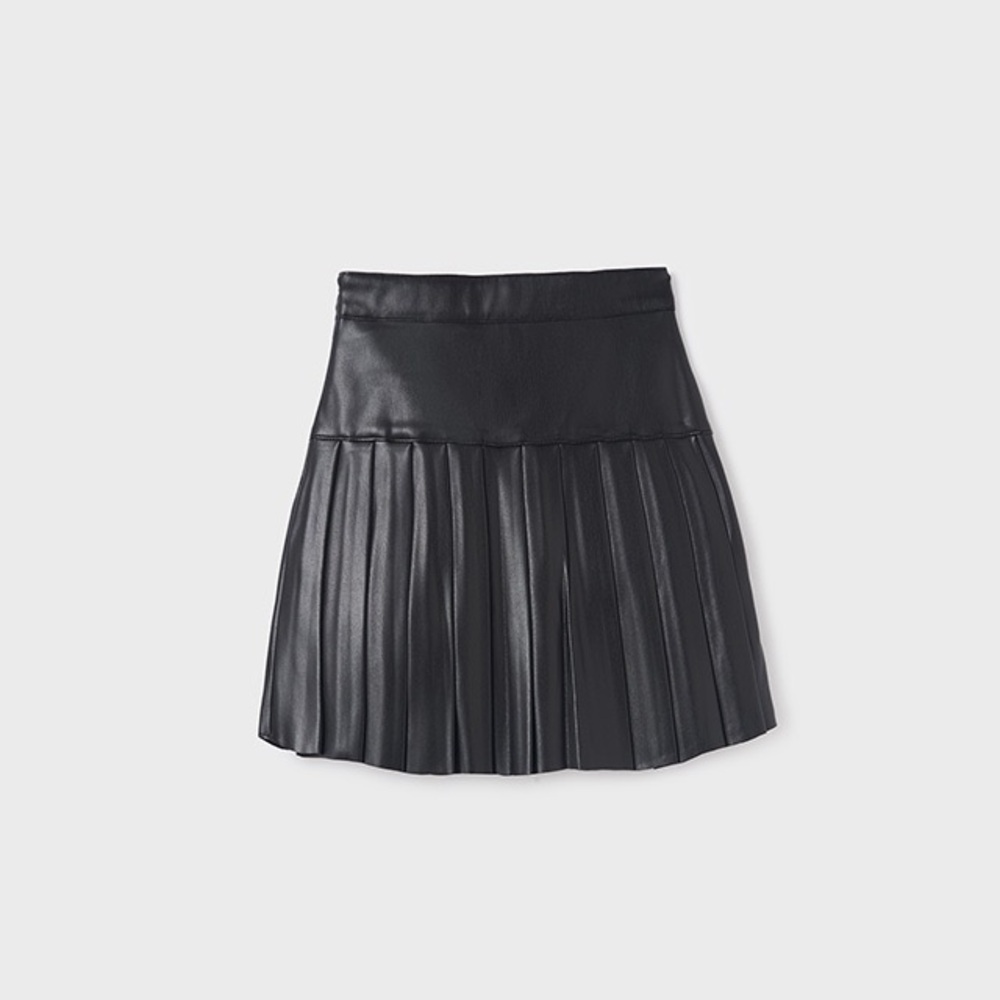 Size 14 Girls Mayoral Black Pleated Skirt